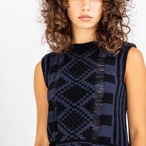 NWT- Scotch & Soda Fringe Hem Knit Tank Top